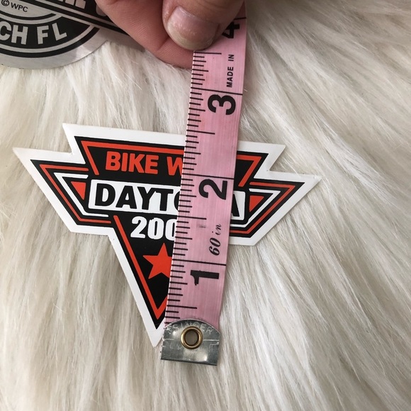 Vintage 2000 Daytona Bike Week Sticker Set - Picture 8 of 8